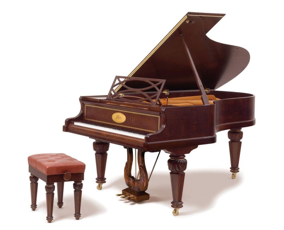 Piano de cola BÖSENDORFER Grand Chopin Ultimate Edition con banqueta color pommele satinado