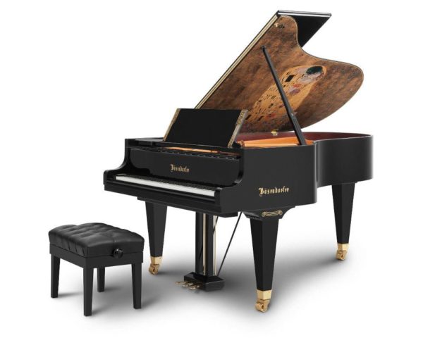 Piano de cola BÖSENDORFER modelo especial Klimt con banqueta