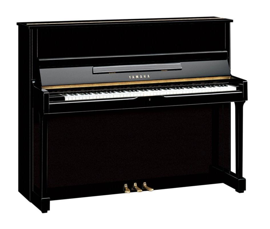 Piano vertical YAMAHA SU Series. Modelo SU118C color negro pulido