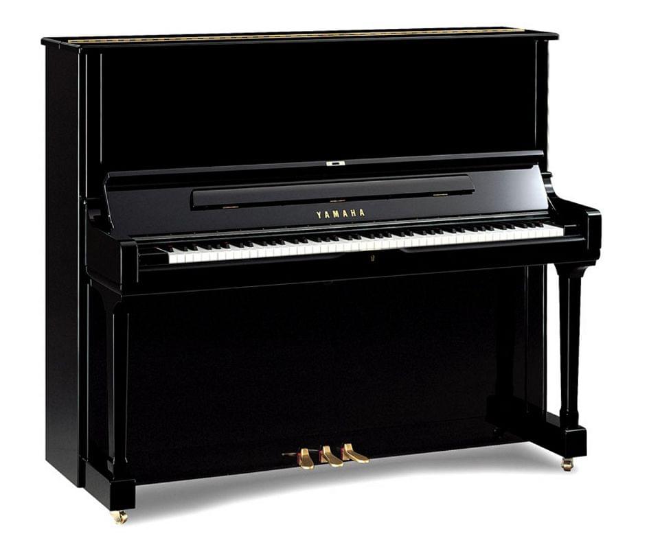 Piano vertical YAMAHA SU Series. Modelo SU7 color negro pulido