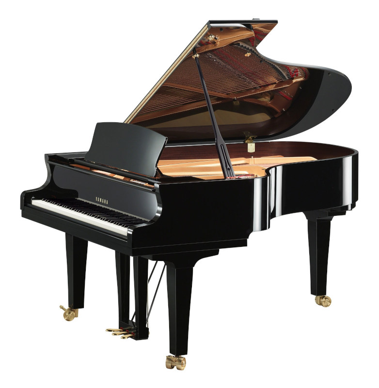 Piano de cola artesanal YAMAHA SX Series modelo S5X negro pulido