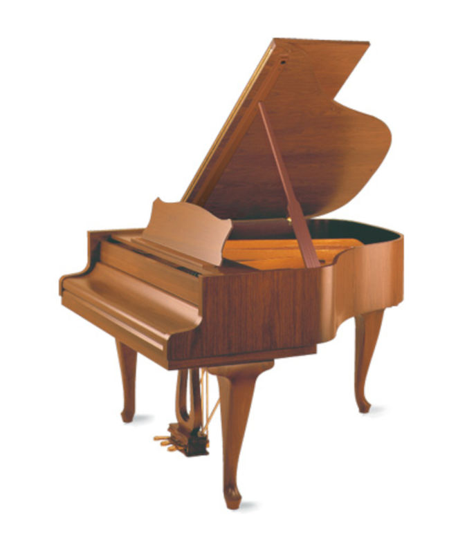 Piano de cola GROTRIAN G-165 Chambre nogal satinado