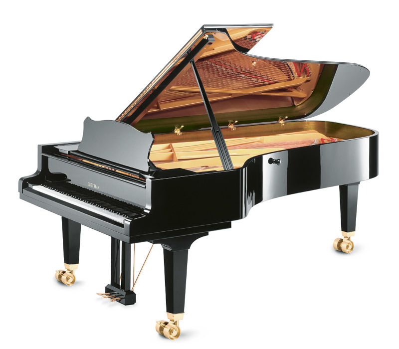 Piano de cola GROTRIAN G-277 Concert Royal negro pulido