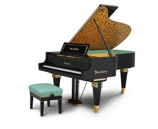 Piano de coleccionista BÖSENDORFER Grand Secession con banqueta