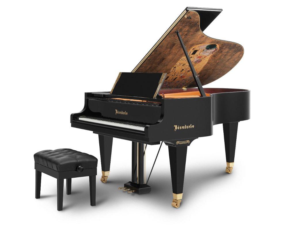 Piano de cola BÖSENDORFER modelo especial Klimt con banqueta