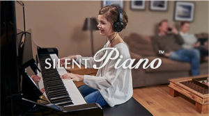 banner SILENT piano YAMAHA