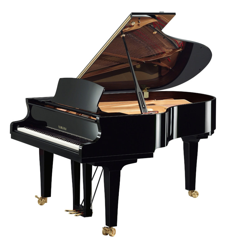 Piano de cola artesanal YAMAHA SX Series modelo S3X negro pulido