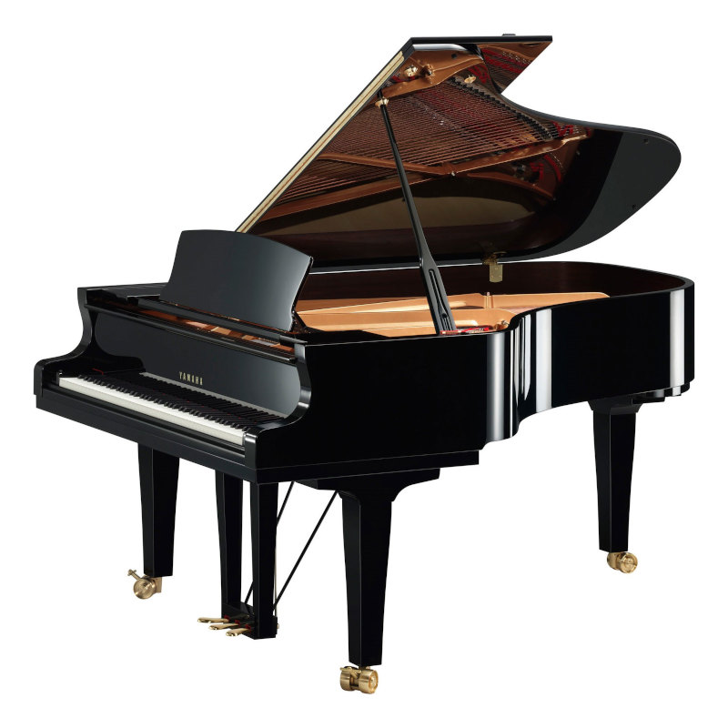 Piano de cola artesanal YAMAHA SX Series modelo S6X negro pulido