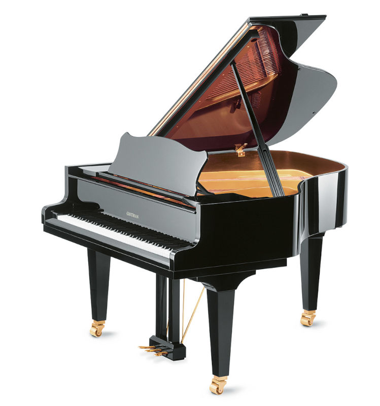 Piano de cola GROTRIAN G-165 Chambre negro pulido