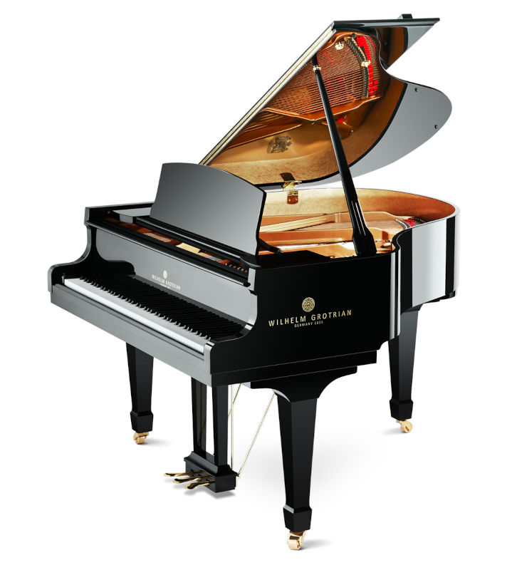 Piano de cola WILHELM-GROTRIAN WGS-152 negro pulido