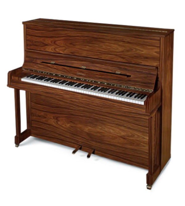 Piano vertical GROTRIAN G-124 palisandro pulido