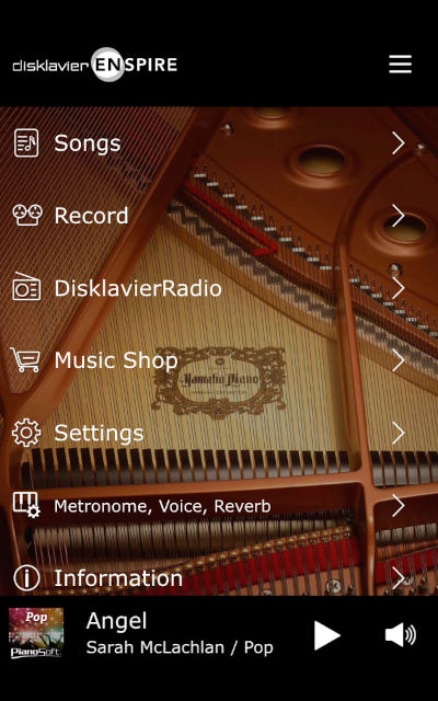 DISKLAVIER ENSPIRE app