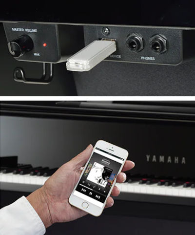 YAMAHA AvantGrand conectividad USB